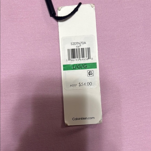 Calvin Klein Purple Relaxed Short Sleeve Tee - Picture 8 of 8